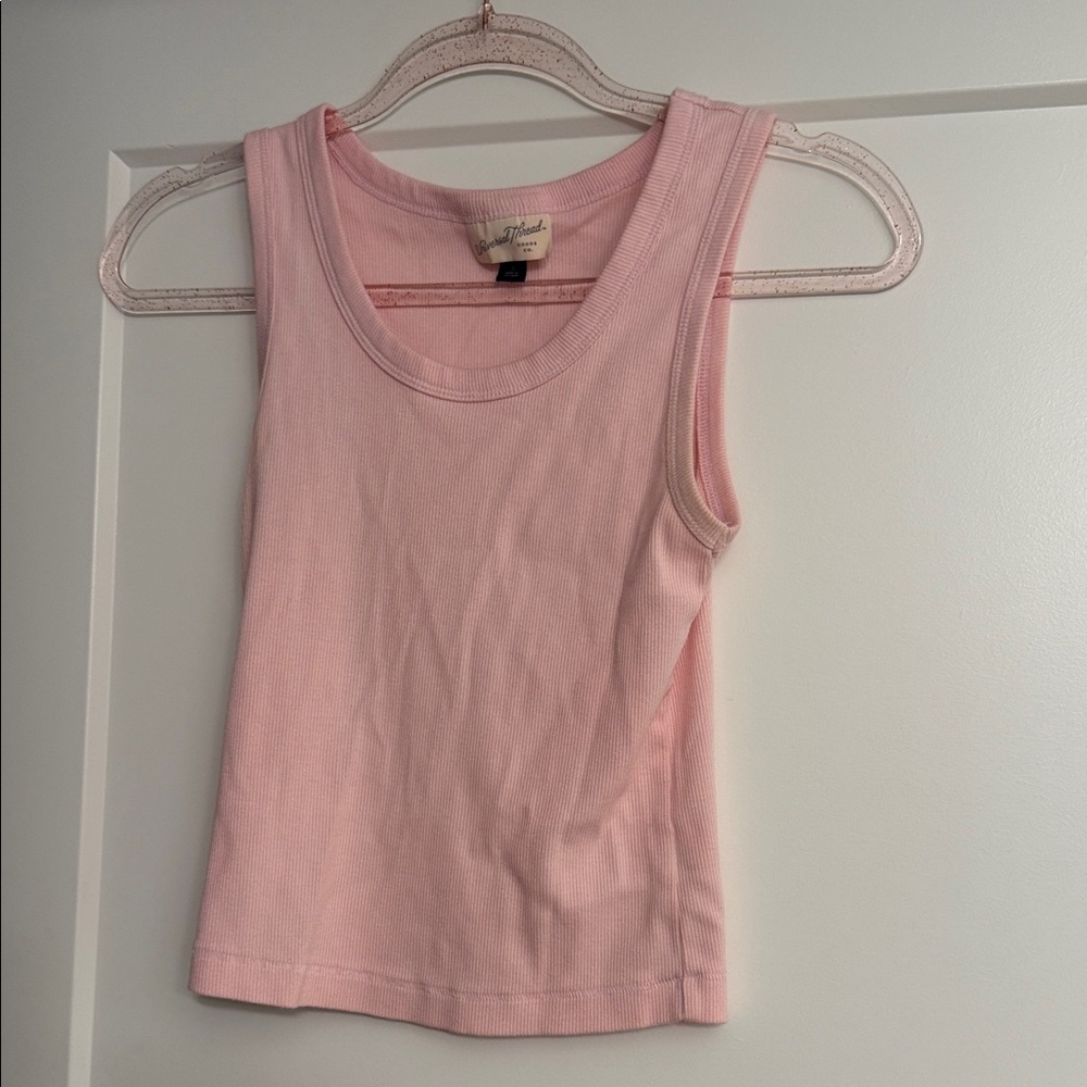 Pink Cotton Tank